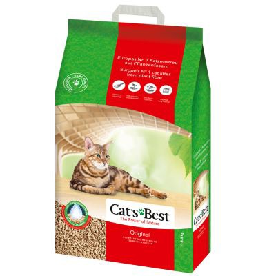 Plaatsen Eed planter Cat's Best - Original - Kattengrit - 20L/8,6kg - Big Dog